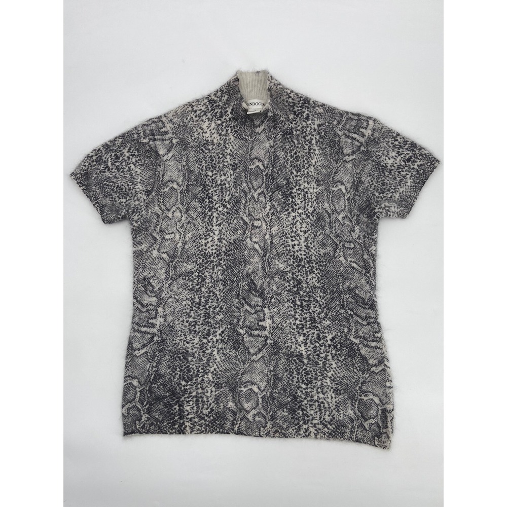 Mendocino Large Angora Rabbit Hair Short‎ Sleeve Shirt RN 90500